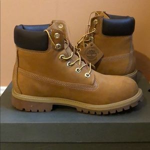 Wheat Nubuck Timberland Boots